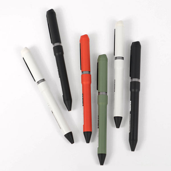 【名入れ無料！ネコポス送料無料】 限定！シャーボNu スマートカジュアルカラー 回転式 多機能ペン 3機能（2色エマルジョン0.5・0.7 黒/赤+シャープ0.5）[M便 1/3] ゼブラ SBS35-SC/SB35-SC