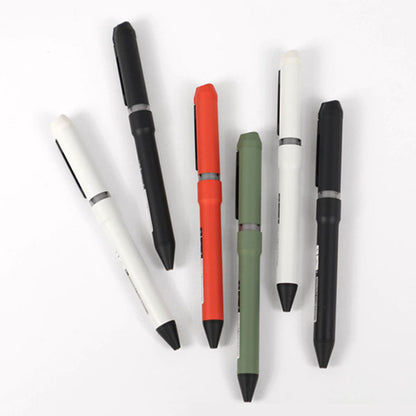 【名入れ無料！ネコポス送料無料】 限定！シャーボNu スマートカジュアルカラー 回転式 多機能ペン 3機能（2色エマルジョン0.5・0.7 黒/赤+シャープ0.5）[M便 1/3] ゼブラ SBS35-SC/SB35-SC