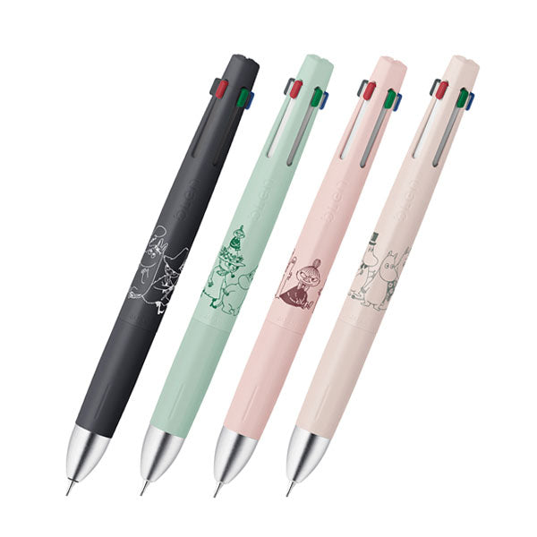 【先行販売！限定】ブレン4＋S ムーミン《MOOMIN》[全4色] エマルジョンボールペン 黒赤青緑0.5mm/シャープ0.5mm ゼブラ B4SAS88-MM【ネコポス可】[M便 1/20]