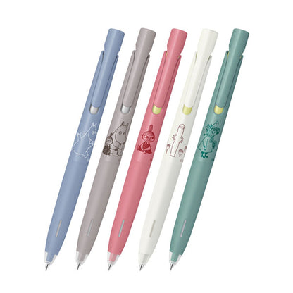 【先行販売！限定】ブレン ムーミン《MOOMIN》[全5色] エマルジョンボールペン黒［0.5mm］ ゼブラ BAS88-MM [M便 1/20]