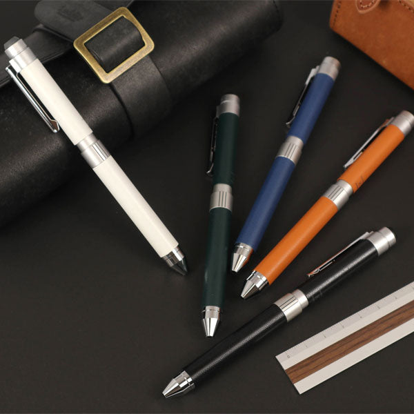 【 名入れ無料キャンペーン】ゼブラ シャーボX 革調（レザー） CL5 複合ペン シャーボ ボールペン SB15-L ＜替え芯付き＞ ze_2511