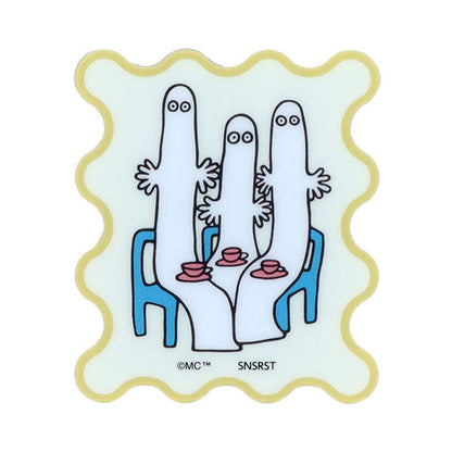 MOOMIN ダイカットアクリルマグネット ニョロニョロ [全10種] サンスター文具 S3626024 [M便 1/18]