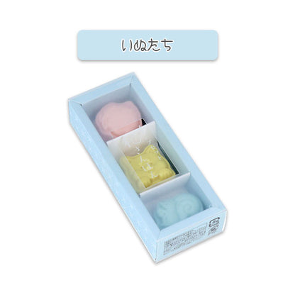 スタンプセット 和さんぽん 3個セット [全4種] サンスター文具 S3223248/56/64/72 [M便 1/5]