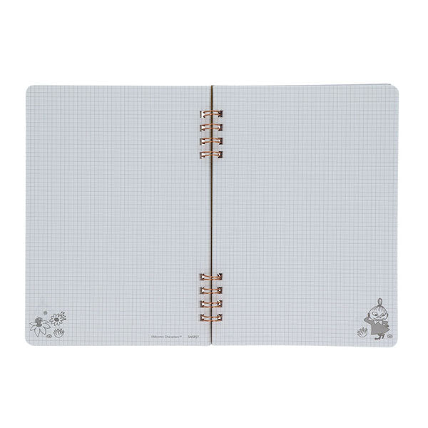 限定 MOOMIN 80th Wリングノート [全2種] B6 サンスター文具 S2643316/24 [M便 1/2]