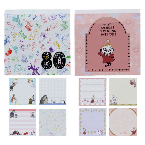 限定 MOOMIN 80th スクエアメモ [全2種] サンスター文具 S2848864/72 [M便 1/12]