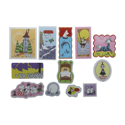 限定 MOOMIN 80th フレークシール [全2種] サンスター文具 S8813680/98 [M便 1/36]