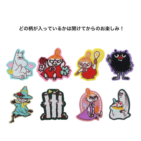 限定 MOOMIN 80th 刺繍ピンバッジ [全8種] サンスター文具 S8350302 [M便 1/6]