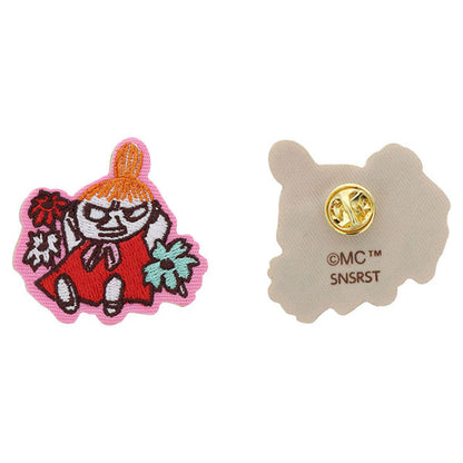 限定 MOOMIN 80th 刺繍ピンバッジ [全8種] サンスター文具 S8350302 [M便 1/6]