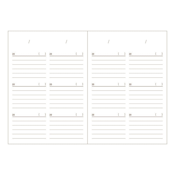 EASY JOURNAL 3年連用 B6 [全2色] ダイゴー R2336/7 [M便 1/2]