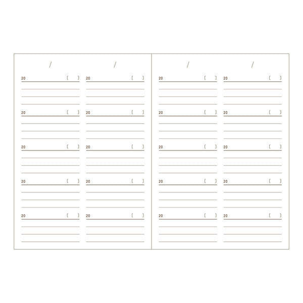 EASY JOURNAL 5年連用 B6 [全2色]] ダイゴー R2336/7 [M便 1/2]