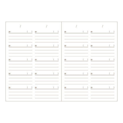 EASY JOURNAL 5年連用 B6 [全2色]] ダイゴー R2336/7 [M便 1/2]