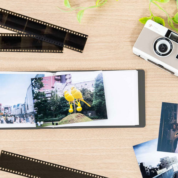 フィルムナアルバム 28 [全4色] L判 1段ポケット 28枚収納 ナカバヤシ A-NAPL-280-BE/B/W/D