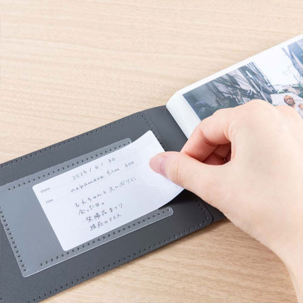 フィルムナアルバム 28 [全4色] L判 1段ポケット 28枚収納 ナカバヤシ A-NAPL-280-BE/B/W/D