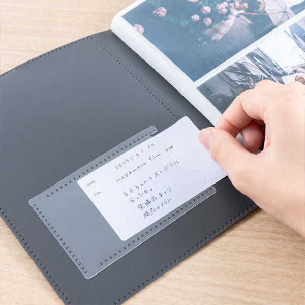 フィルムナアルバム 40 [全4色] L判 2段ポケット 40枚収納 ナカバヤシ A-NAPL-400-BE/B/W/D