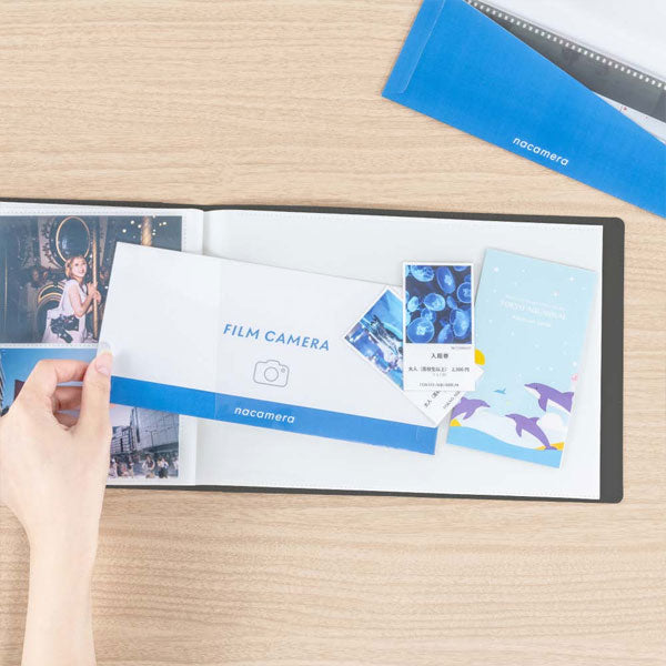 フィルムナアルバム 72 [全4色] L判 2段ポケット 72枚収納 ナカバヤシ A-NAPLF-720-BE/B/W/D