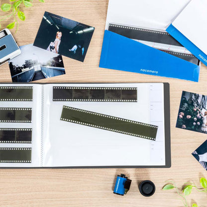 ネガナアルバム [全4色] ネガフィルム 4段ポケット 112枚収納 ナカバヤシ A-NAPN-110-BE/B/W/D
