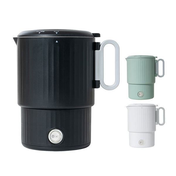 持ち運べる 電気ケトル 0.8L [全3色] ナカバヤシ MBE-TK05 [保証書付き] 【送料無料*】