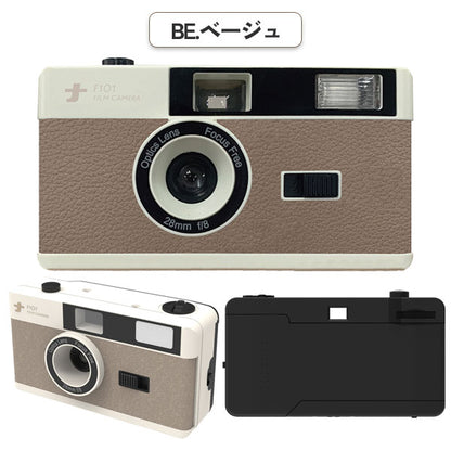 フィルムナカメラ [全2色] 保証書付き ナカバヤシ CAM-F101BK/BE 【送料無料*】