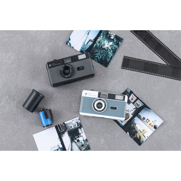 フィルムナカメラ half [全2色] 保証書付き ナカバヤシ CAM-F201DG/BL