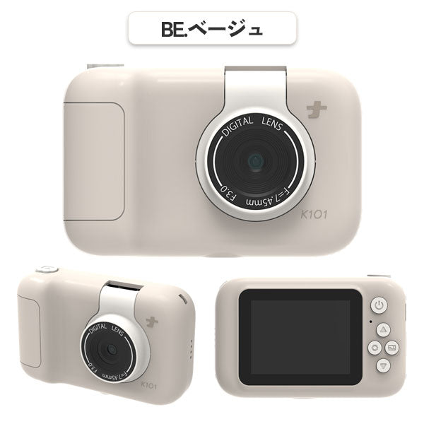 コドモナカメラ [全2色] 保証書付き ナカバヤシ CAM-K101BBL/BE 【送料無料*】