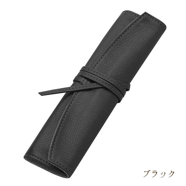 Pensemble ペンサンブル ロールペンケース ロングタイプ 1ポケット ブラック/レッド/ブラックレッド ≪化粧箱入≫ パイロット PSR102