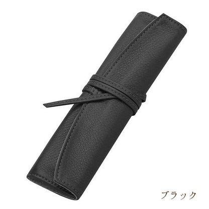 Pensemble ペンサンブル ロールペンケース ロングタイプ １ポケット ブラック/レッド/ブラックレッド ≪化粧箱入≫ パイロット PSR102