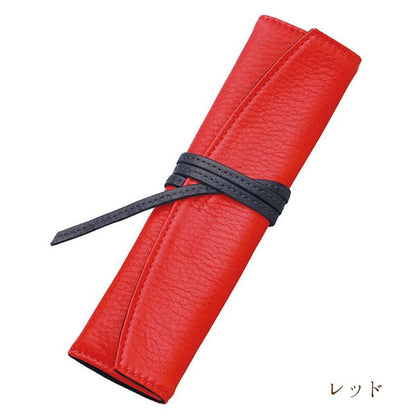 Pensemble ペンサンブル ロールペンケース ロングタイプ １ポケット ブラック/レッド/ブラックレッド ≪化粧箱入≫ パイロット PSR102