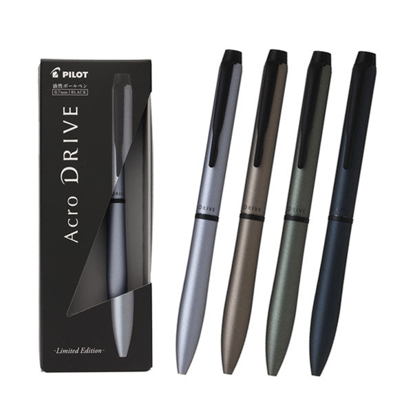 【限定】アクロドライブ AcroDRIVE 10th 油性ボールペン [全4色] 回転式 細字 0.7mm パイロット BDR-7WT25【ネコポス可】[M便 1/4]