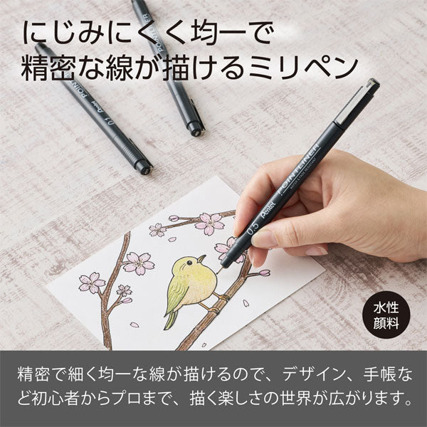 ポイントライナー《POINTLINER》線幅 7種セット マーカー ぺんてる S20P-7STA [M便 1/3]
