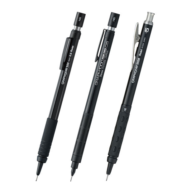 限定】製図用シャープペンシル60th 3本セット [0.5mm] ぺんてる