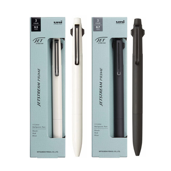 【限定パッケージ】JETSTREAM PRIME《ジェットストリーム プライム》SXE3-3500 [全2色] ［0.5/0.7mm］ 回転式 3色ボールペン 三菱鉛筆 SXE335000 [M便 1/4]