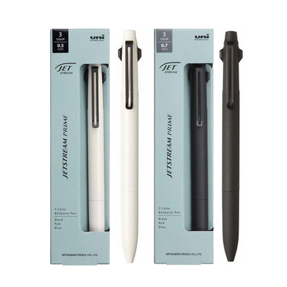 【限定パッケージ】JETSTREAM PRIME《ジェットストリーム プライム》SXE3-3500 [全2色] ［0.5/0.7mm］ 回転式 3色ボールペン 三菱鉛筆 SXE335000 [M便 1/4]