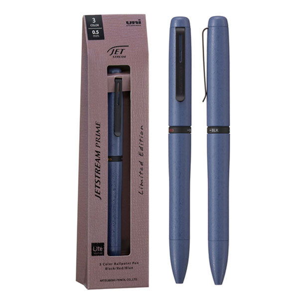 【限定】JETSTREAM PRIME《ジェットストリーム プライム》SXE3-LPR [全2色] 回転式 3色ボールペン 三菱鉛筆 SXE3LPR05. [M便 1/4]