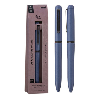 【限定】JETSTREAM PRIME《ジェットストリーム プライム》SXE3-LPR [全2色] 回転式 3色ボールペン 三菱鉛筆 SXE3LPR05. [M便 1/4]