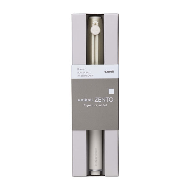 uniball ZENTO《ユニボール ゼント》シグニチャーモデル [シャンパンゴールド(0.7mm)] キャップ式 三菱鉛筆 UBZH07.25 化粧箱入り