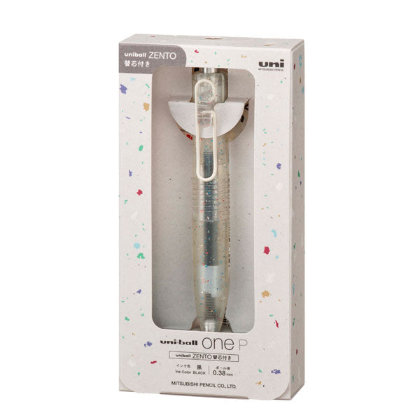 【数量限定】ユニボールワン P《uni-ball one P》Gいろがみ 0.38mm 黒インク 三菱鉛筆 UMNSPT38GIRKT [M便 1/4]