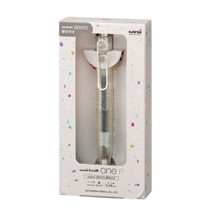 【数量限定】ユニボールワン P《uni-ball one P》Gいろがみ 0.38mm 黒インク 三菱鉛筆 UMNSPT38GIRKT [M便 1/4]