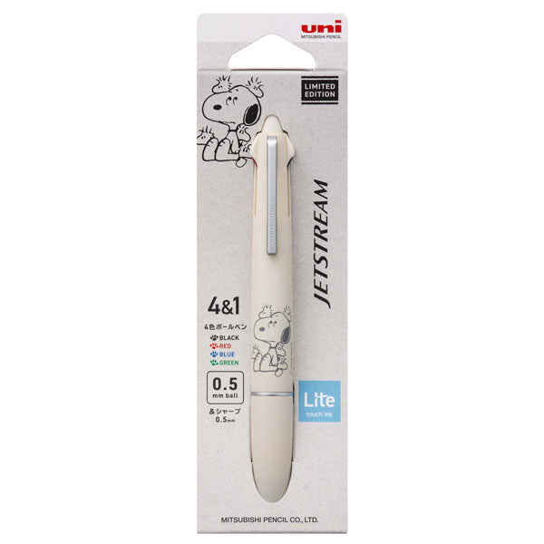 限定】ジェットストリーム 4＆1《JETSTREAM》PEANUTS Lite touch ink