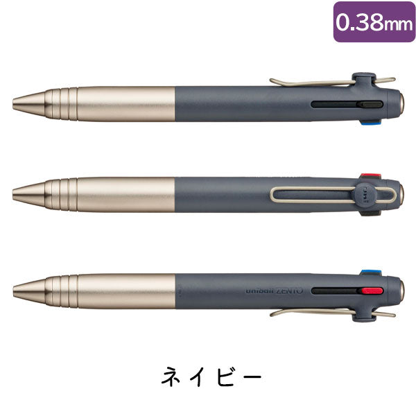 uniball ZENTO3《ユニボール ゼント3》フローモデル［全4色］ [0.38mm