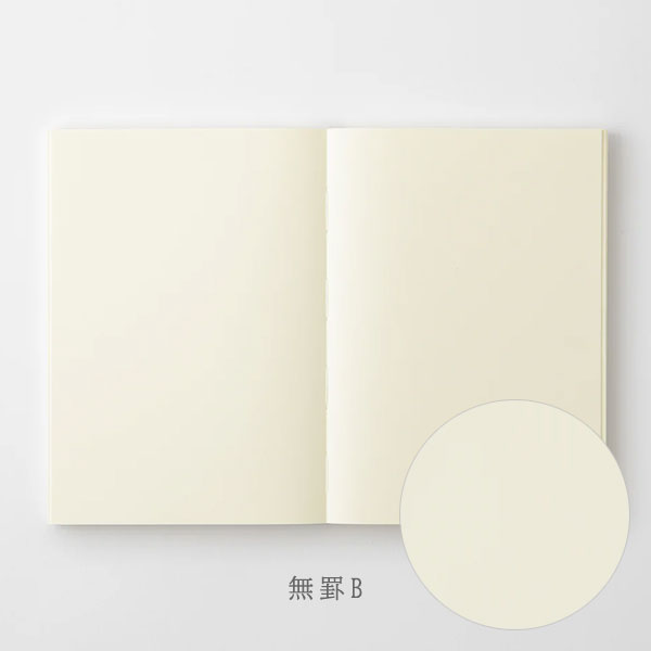 《MD PRODUCT》MDノート 文庫 [無罫/横罫/方眼罫/ドット方眼] デザインフィル 15376/15377/15378/15379 [M便 1/4]