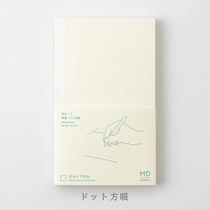 《MD PRODUCT》MDノート 新書 [無罫/横罫/方眼罫/ドット方眼] デザインフィル 15380/15381/15382/15383[M便 1/4]