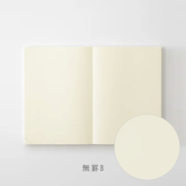 《MD PRODUCT》MDノート A5 1日1ページ [無罫/ドット方眼] デザインフィル 15389/15390 [M便 1/1]