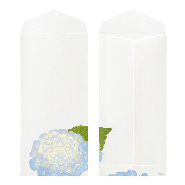 初夏レター [封筒] 越前和紙 8枚入り [夏の花柄] デザインフィル(ミドリ) 85950 [M便 1/6]