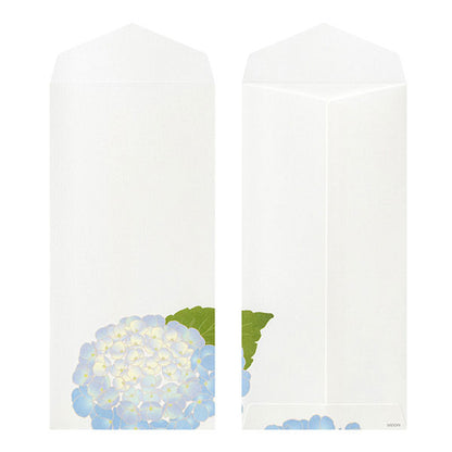 初夏レター [封筒] 越前和紙 8枚入り [夏の花柄] デザインフィル(ミドリ) 85950 [M便 1/6]