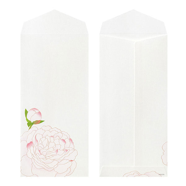 初夏レター [封筒] 越前和紙 8枚入り [夏の花柄] デザインフィル(ミドリ) 85950 [M便 1/6]