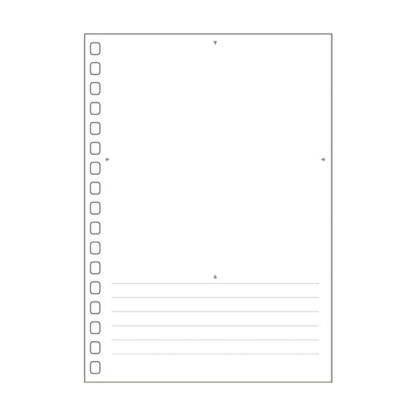 オープンリングノート ＜適合リーフ＞ スタンプ用 [A6] リヒトラブ(LIHIT LAB.) N-1663TS [M便 1/20]