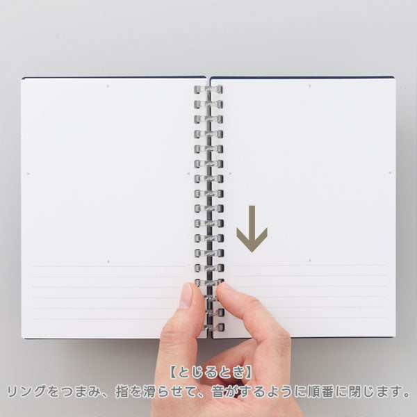 スタンプノート STAMP NOTEBOOK A6 [全3色] リヒトラブ(LIHIT LAB.) N-380 [M便 1/6]