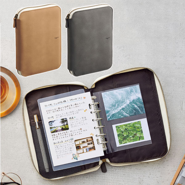 myfa《ミファ》ラウンドジップバインダー [全2色] リヒトラブ N-3391-