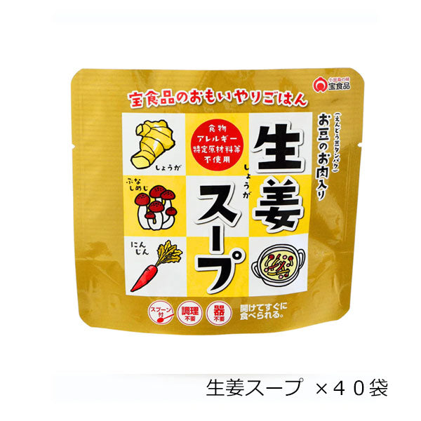 【40食セット】おもいやりごはんシリーズ スープ[全2種類] 宝食品 170751・170761【送料無料*】