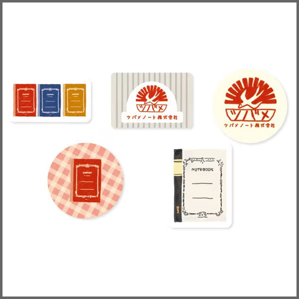 古川紙工コラボ フレークシール [全9種類：5柄×4枚入り] 岡山エコール NS51-FS [M便 1/40]